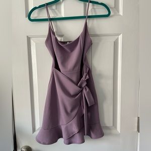 Lavender mini dress